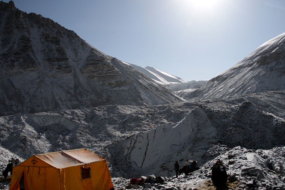 37 Yuandong Rongpu Glacier In The Early Morning Panorama From Mount Everest North Face Intermediate Camp In Tibet